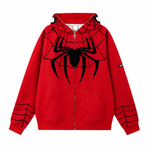 Kiminotostyle™ Spider Hoodie Zip Up