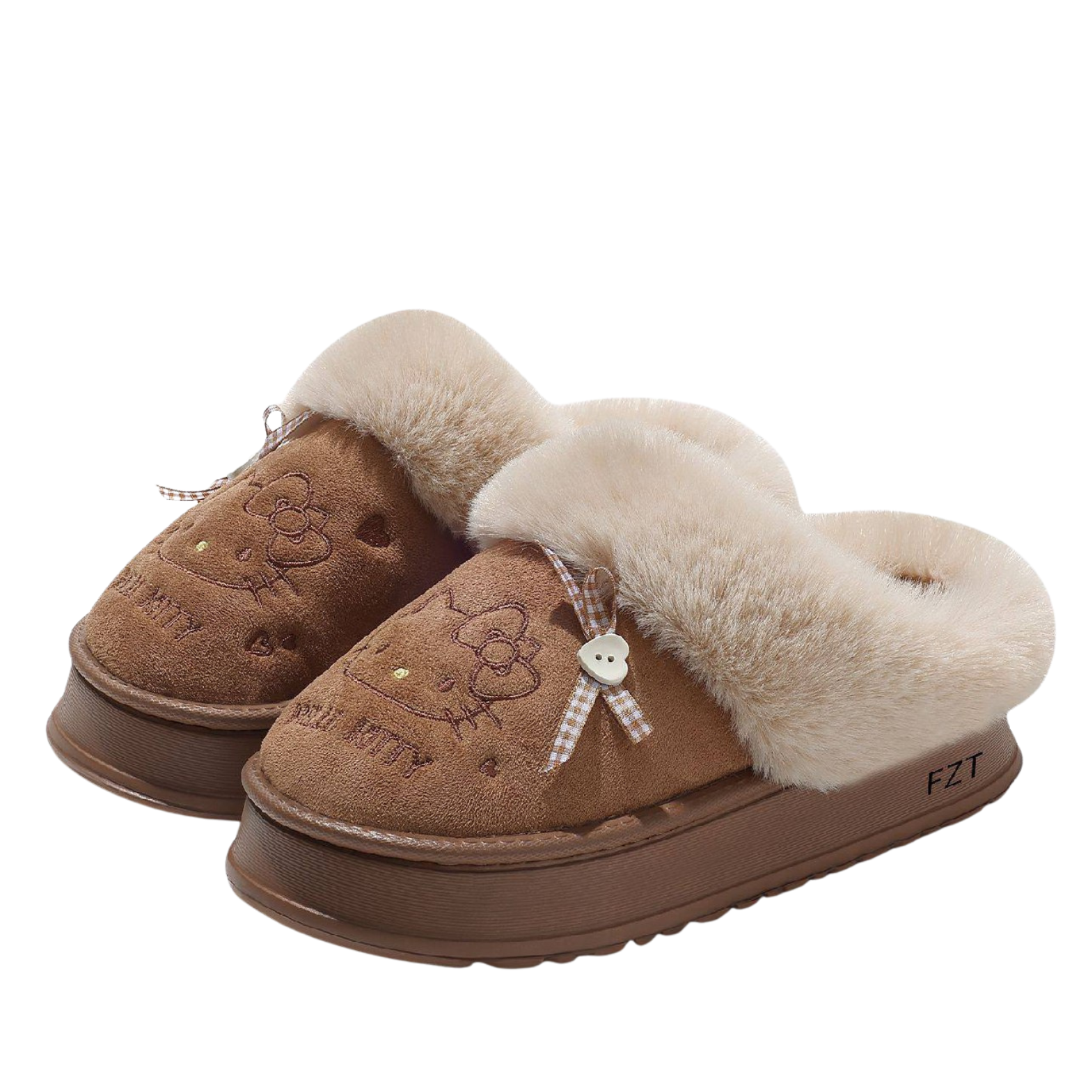 Kiminotostyle™ Hello KT Plush Slippers